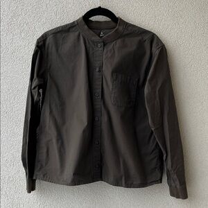 MUJI Ribbed Collar Button Down Shirt